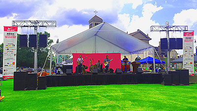 memphis outdoor stage rental