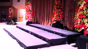 choir riser rental in Memphis, TN