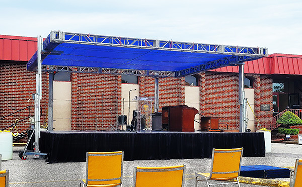 Stage with Truss roof