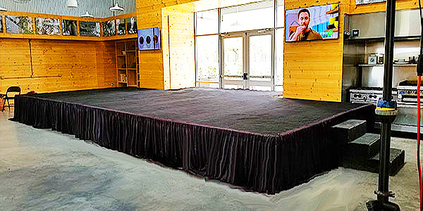 step show stage rental