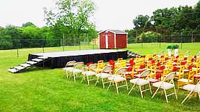 Jackson, TN stage rental