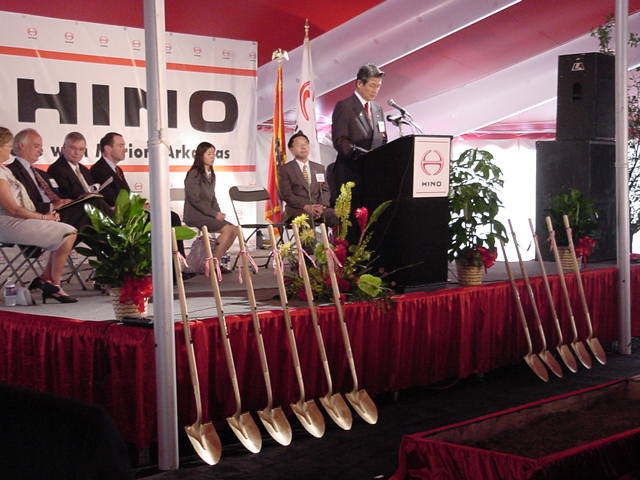 stage rental for corporate groundbreaking
